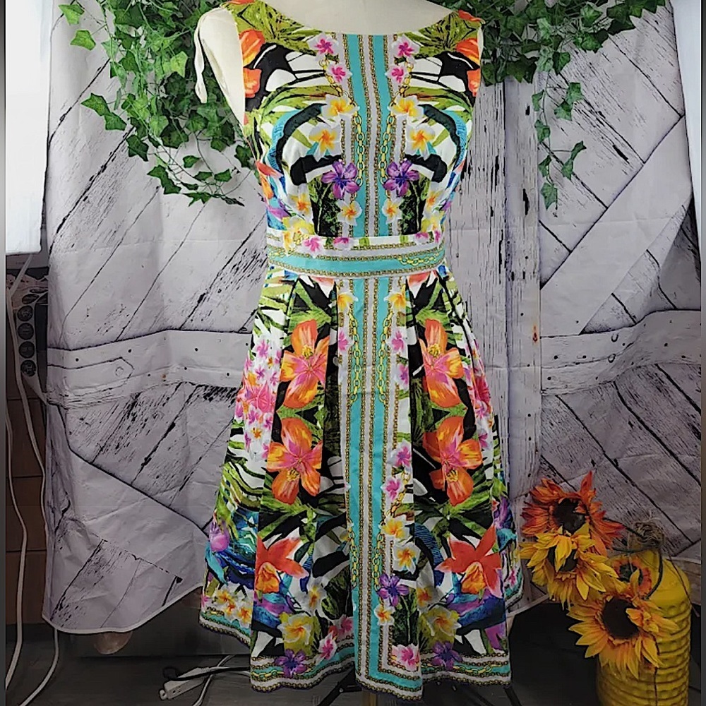 MAGGY LONDON Floral Print Dress